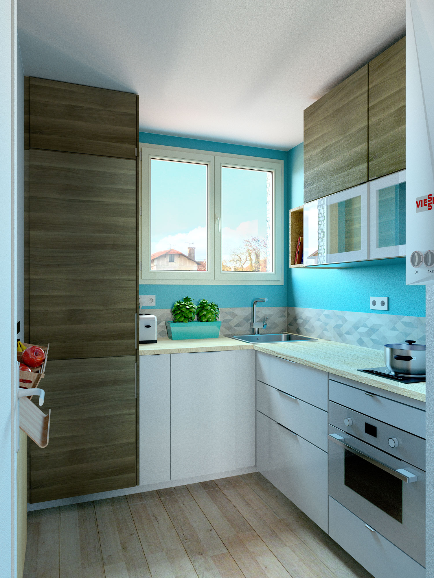 Appartement 77 : cuisine