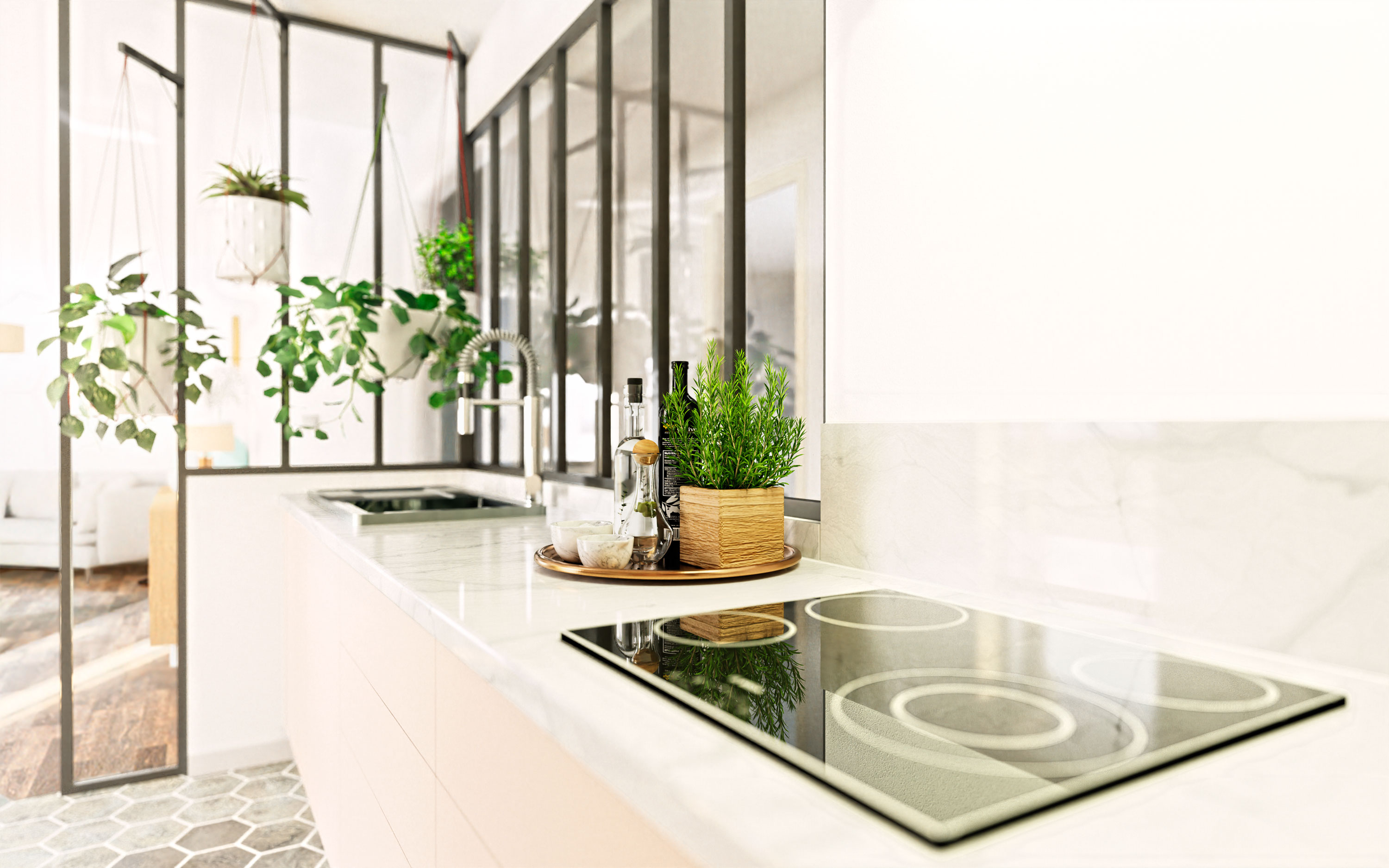 Vente appartement Lognes : Plan de travail